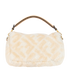 Zucca Mini Baguette Bag, &pound;1,400, Handbags, Cream, Shearling, Back view
